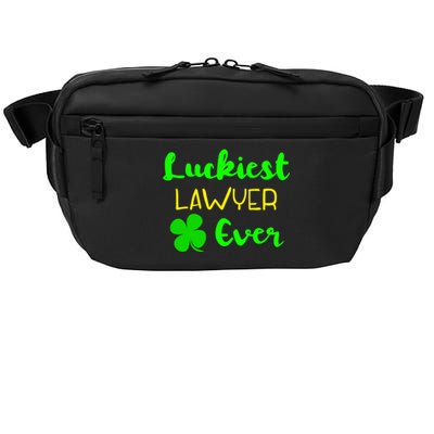 Luckiest Lawyer Ever St Patrick's Day Irish Attorney Legal Gift Crossbody Pack