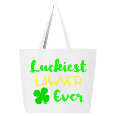 Luckiest Lawyer Ever St Patrick's Day Irish Attorney Legal Gift 25L Jumbo Tote