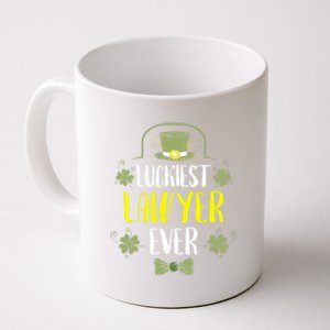 Luckiest Lawyer Ever St Patrick's Day Lawyers Gift Coffee Mug