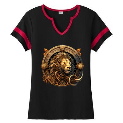 Leo Ladies Halftime Notch Neck Tee