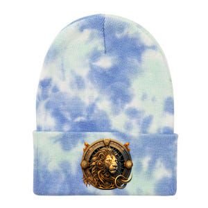 Leo Tie Dye 12in Knit Beanie