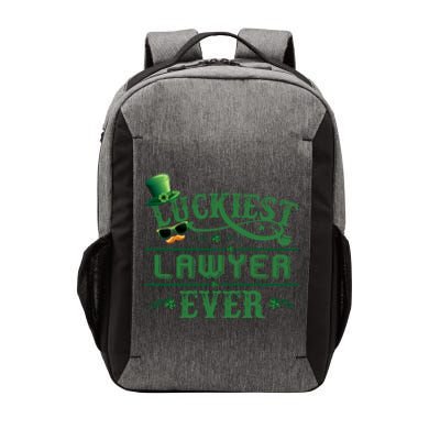 Luckiest Lawyer Ever Shamrock Leprechaun Hat St Patrick Day Gift Vector Backpack