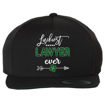 Luckiest Lawyer Ever Gift St Patricks Day Great Gift Wool Snapback Cap