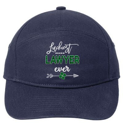 Luckiest Lawyer Ever Gift St Patricks Day Great Gift 7-Panel Snapback Hat