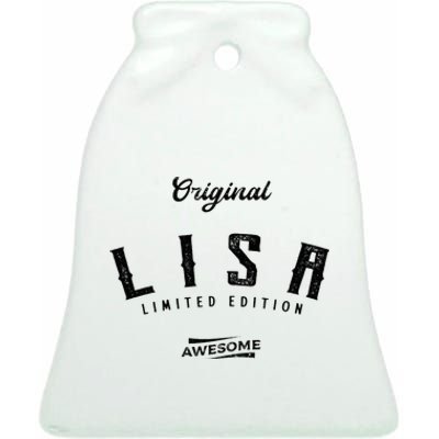 Lisa Limited Edition Ceramic Bell Ornament