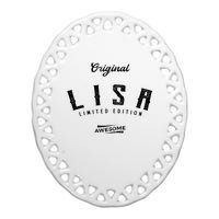 Lisa Limited Edition Ceramic Oval Ornament