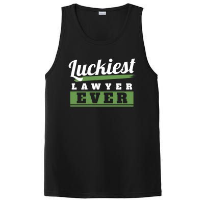 Luckiest Lawyer Ever St Patricks Day Paddys Day Cool Gift PosiCharge Competitor Tank