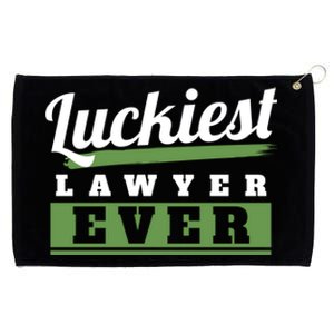 Luckiest Lawyer Ever St Patricks Day Paddys Day Cool Gift Grommeted Golf Towel