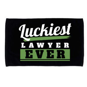 Luckiest Lawyer Ever St Patricks Day Paddys Day Cool Gift Microfiber Hand Towel