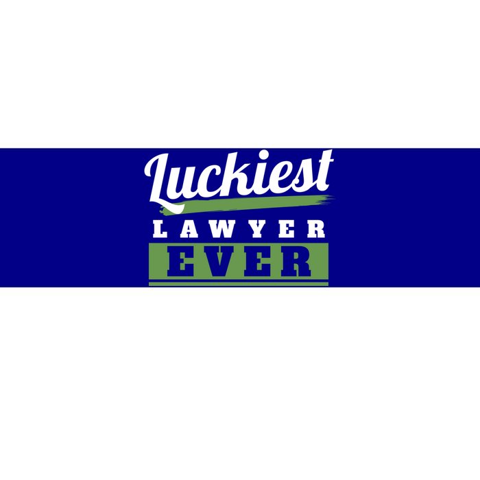 Luckiest Lawyer Ever St Patricks Day Paddys Day Cool Gift Bumper Sticker