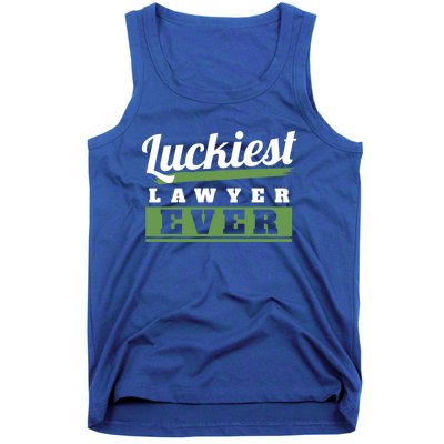 Luckiest Lawyer Ever St Patricks Day Paddys Day Cool Gift Tank Top