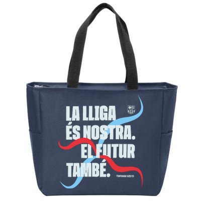 La Lliga Es Nostra El Futur Tambe Zip Tote Bag