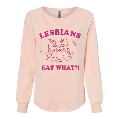 Lgbt Lesbians Eat What Womens California Wash Sweatshirt