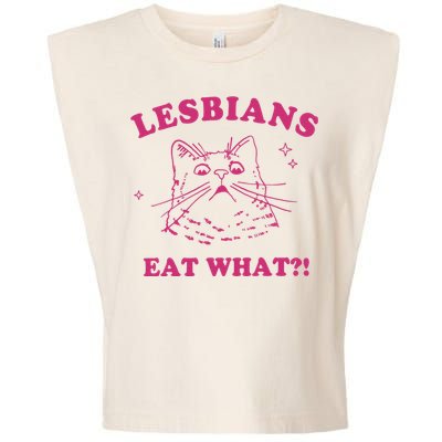 Lgbt Lesbians Eat What Garment-Dyed Women's Muscle Tee