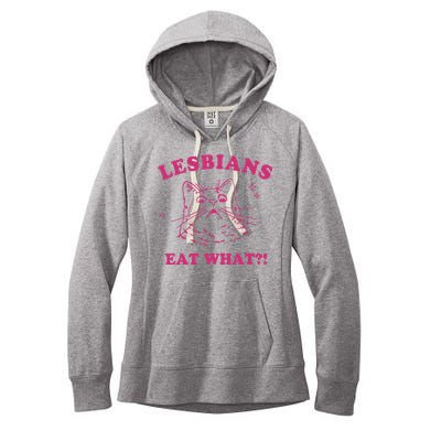 Lgbt Lesbians Eat What Women's Fleece Hoodie