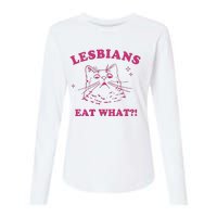 Lgbt Lesbians Eat What Womens Cotton Relaxed Long Sleeve T-Shirt