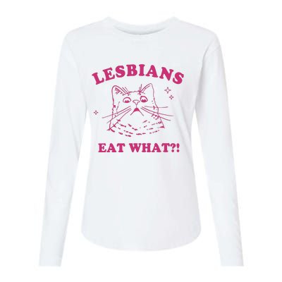 Lgbt Lesbians Eat What Womens Cotton Relaxed Long Sleeve T-Shirt