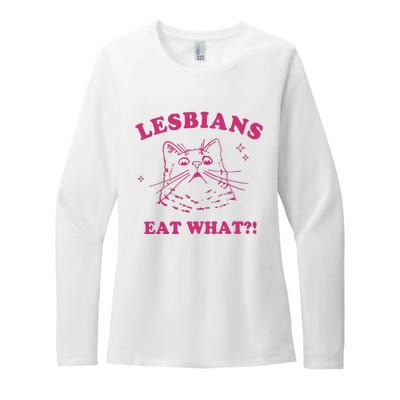 Lgbt Lesbians Eat What Womens CVC Long Sleeve Shirt