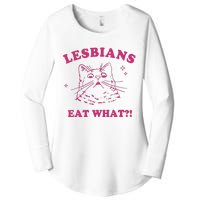 Lgbt Lesbians Eat What Women's Perfect Tri Tunic Long Sleeve Shirt