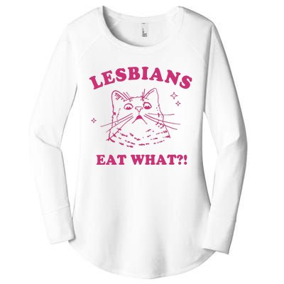 Lgbt Lesbians Eat What Women's Perfect Tri Tunic Long Sleeve Shirt