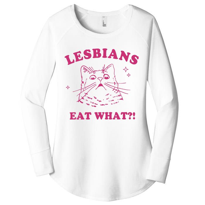 Lgbt Lesbians Eat What Women's Perfect Tri Tunic Long Sleeve Shirt