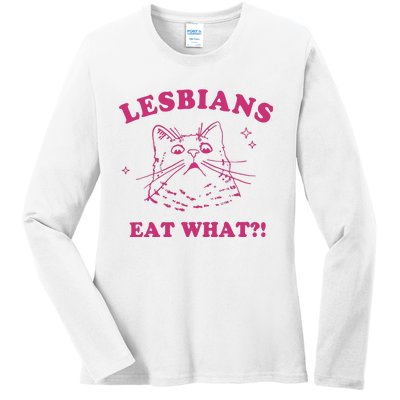 Lgbt Lesbians Eat What Ladies Long Sleeve Shirt