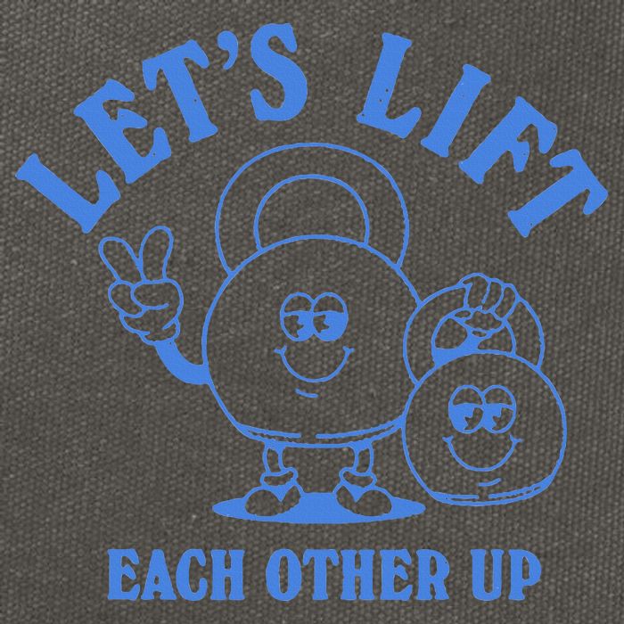 LetS Lift Each Other Up Cotton Canvas Backpack
