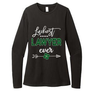 Luckiest Lawyer Ever Gift St Patricks Day Gift Womens CVC Long Sleeve Shirt