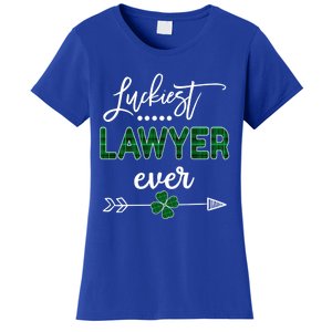 Luckiest Lawyer Ever Gift St Patricks Day Gift Women's T-Shirt