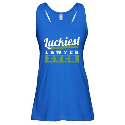 Luckiest Lawyer Ever St Patricks Day Paddys Day Cool Gift Ladies Essential Flowy Tank