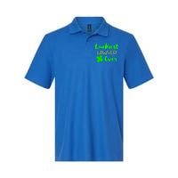 Luckiest Lawyer Ever St Patrick's Day Irish Attorney Legal Funny Gift Softstyle Adult Sport Polo