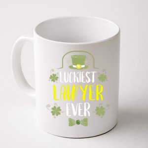 Luckiest Lawyer Ever St Patrick's Day Lawyers Meaningful Gift Coffee Mug