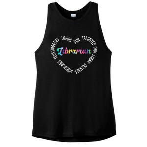 Librarian Librarian Funny Ladies PosiCharge Tri-Blend Wicking Tank