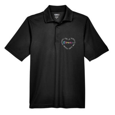 Librarian Librarian Funny Men's Origin Performance Pique Polo