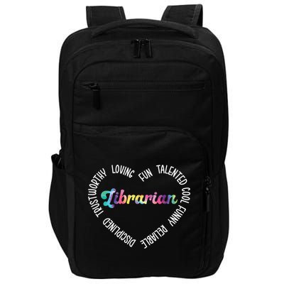 Librarian Librarian Funny Impact Tech Backpack