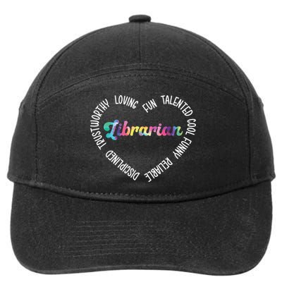 Librarian Librarian Funny 7-Panel Snapback Hat