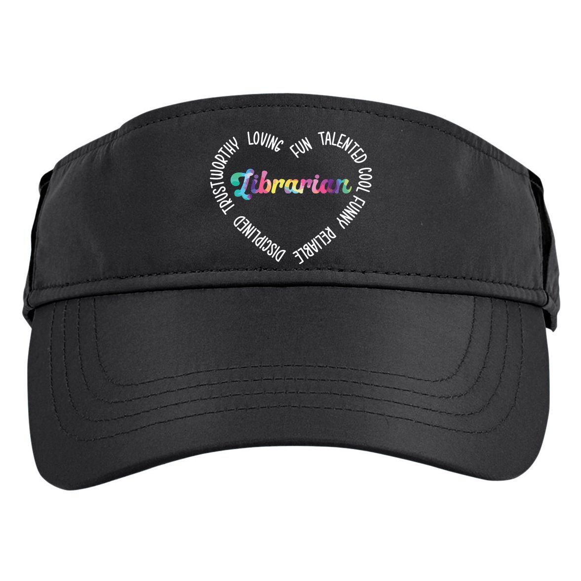 Librarian Librarian Funny Adult Drive Performance Visor