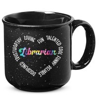 Librarian Librarian Funny 15oz Campfire Ceramic Mug