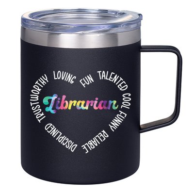 Librarian Librarian Funny 12oz Stainless Steel Coffee Mug