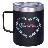 Librarian Librarian Funny 12oz Stainless Steel Coffee Mug