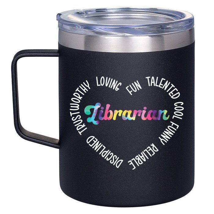 Librarian Librarian Funny 12oz Stainless Steel Coffee Mug