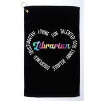 Librarian Librarian Funny Golf Towel