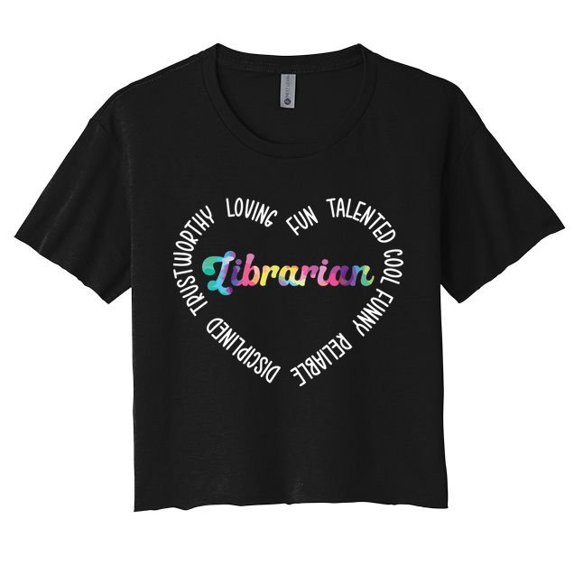 Librarian Librarian Funny Crop Top