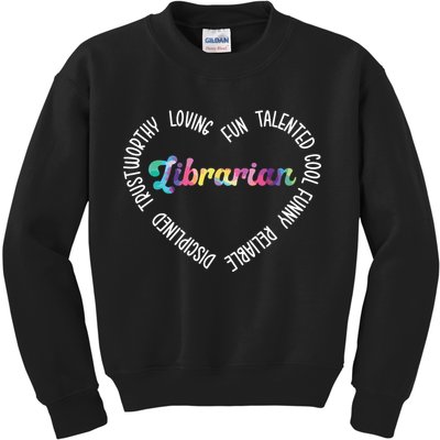 Librarian Librarian Funny Kids Sweatshirt