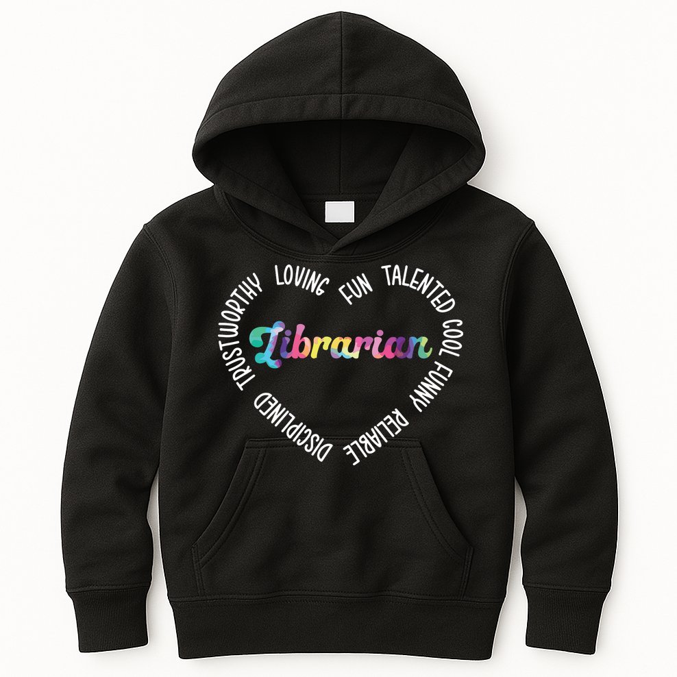 Librarian Librarian Funny Kids Hoodie