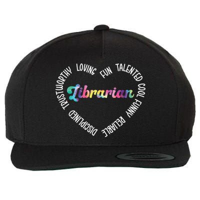 Librarian Librarian Funny Wool Snapback Cap