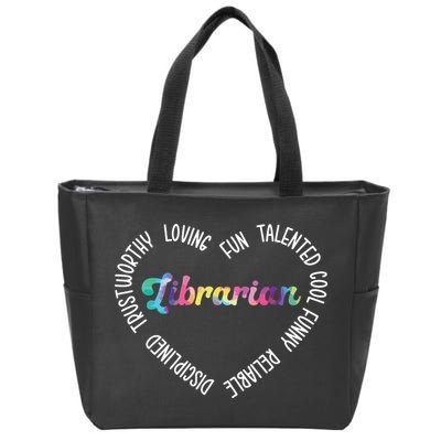 Librarian Librarian Funny Zip Tote Bag