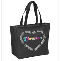 Librarian Librarian Funny Zip Tote Bag