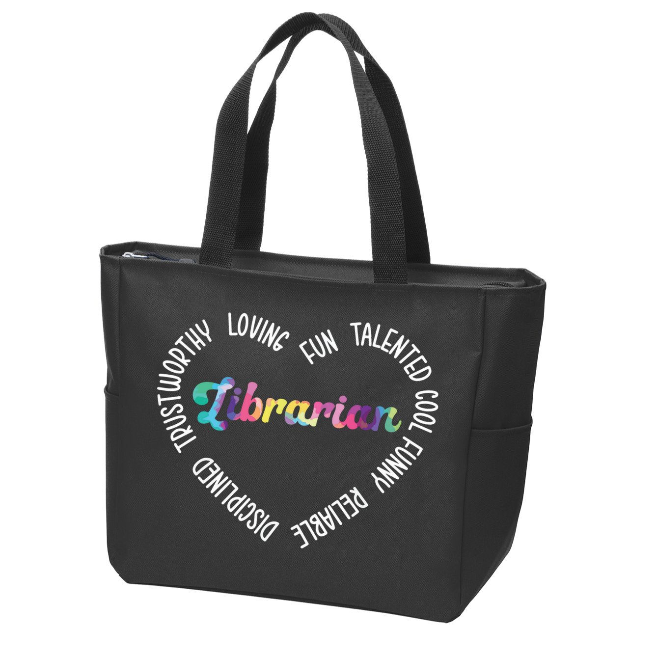 Librarian Librarian Funny Zip Tote Bag