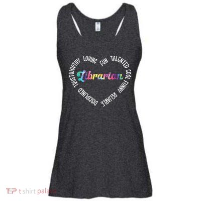Librarian Librarian Funny Ladies Essential Flowy Tank